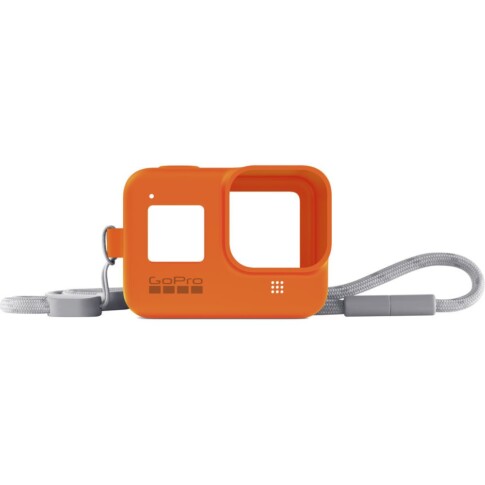 GoPro Sleeve + Lanyard HERO8 Black (Orange), AJSST-004