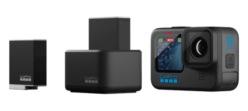 GoPro Dual-Battery Charger with Two Enduro Batteries for HERO 12/11/10/9 Black