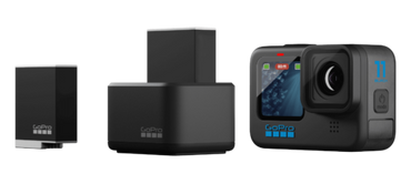 GoPro Dual-Battery Charger with Two Enduro Batteries for HERO 12/11/10/9 Black