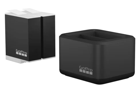 GoPro Dual-Battery Charger with Two Enduro Batteries for HERO 12/11/10/9 Black