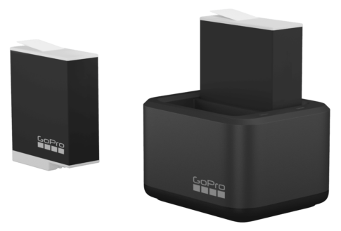 GoPro Dual-Battery Charger with Two Enduro Batteries for HERO 12/11/10/9 Black