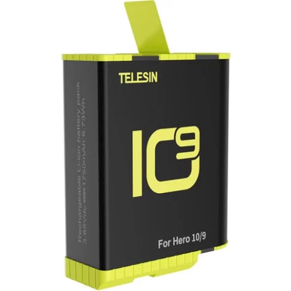 TELESIN Telesin Full Decoded Lithium Battery For Gopro Hero 12/11/10/9