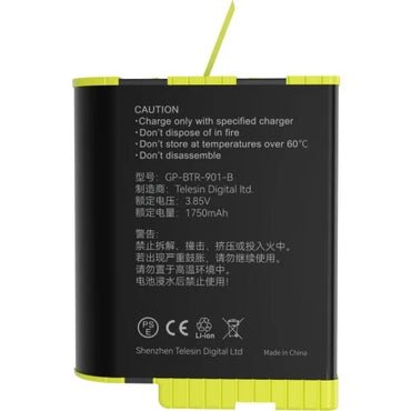 TELESIN Telesin Full Decoded Lithium Battery For Gopro Hero 12/11/10/9