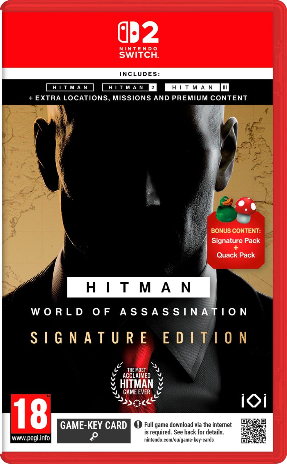 Hitman World of Assassination Signature Edition for Nintendo Switch 2 (Game-key Card)