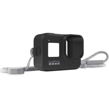 GoPro Sleeve + Lanyard HERO8 Black (Black), AJSST-001