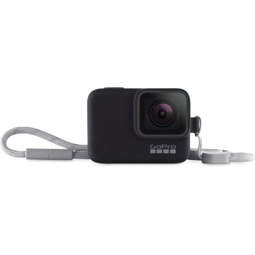 GoPro Sleeve + Lanyard (Black) for Hero 6, 5 , 7 & 8, ACSST-001