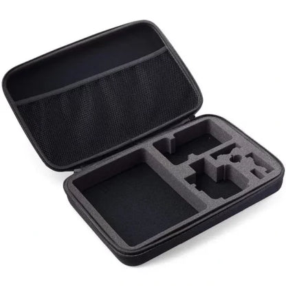 Gopro Carry Case Storage Large for Hero 13/11/12 – Hard Case, Black, Double Zip, Semi-waterproof & Shockproof