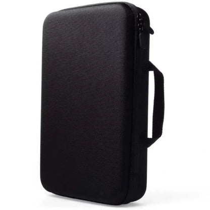 Gopro Carry Case Storage Large for Hero 13/11/12 – Hard Case, Black, Double Zip, Semi-waterproof & Shockproof