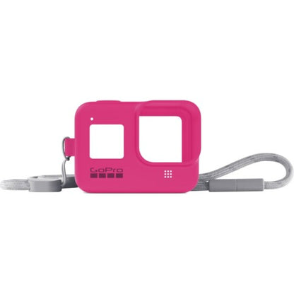 GoPro Sleeve + Lanyard HERO8 Black (Electric Pink), AJSST-007
