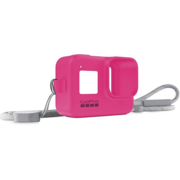 GoPro Sleeve + Lanyard HERO8 Black (Electric Pink), AJSST-007