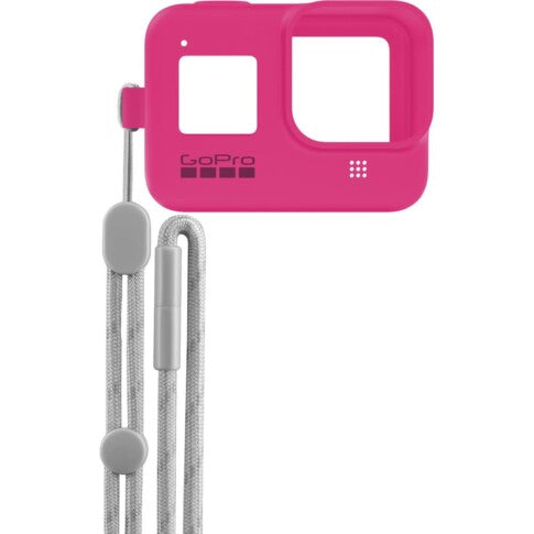 GoPro Sleeve + Lanyard HERO8 Black (Electric Pink), AJSST-007