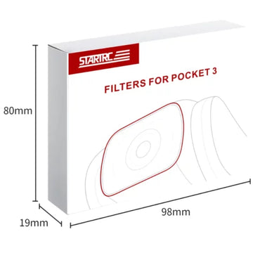 DJI OSMO Pocket 4 and Pocket 3 ND Filter Set, ND16/ 32/ 64/ 256 filters Kit