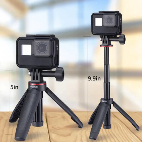 Ulanzi MT-09 vlogging tripod monopod for GoPro & other action cameras – Alternate to Shorty