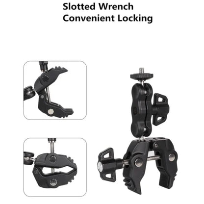 DJI Ulanzi R094 Super Claw Mount with 360° Ball Head for Action Cameras