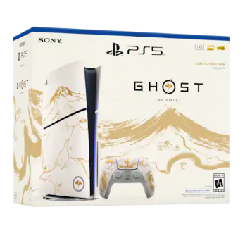 PlayStation 5 Ghost of Yotei Gold Limited Edition Disc Console Bundle