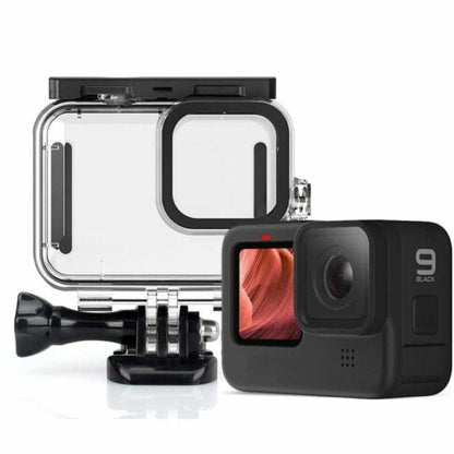 GoPro Underwater Waterproof Case Diving Protective Cover Housing Mount for Hero 12/11/10/9 Black 50m (Generic)