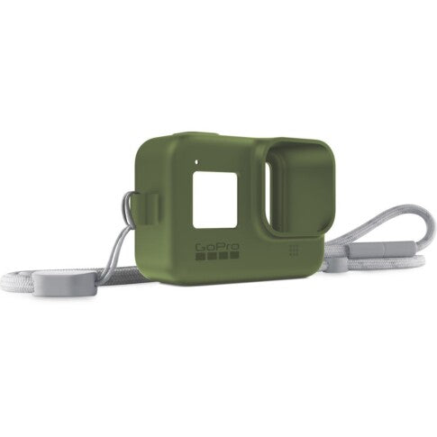GoPro Sleeve + Lanyard HERO8 Black (Green), AJSST-005