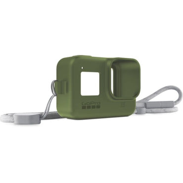 GoPro Sleeve + Lanyard HERO8 Black (Green), AJSST-005