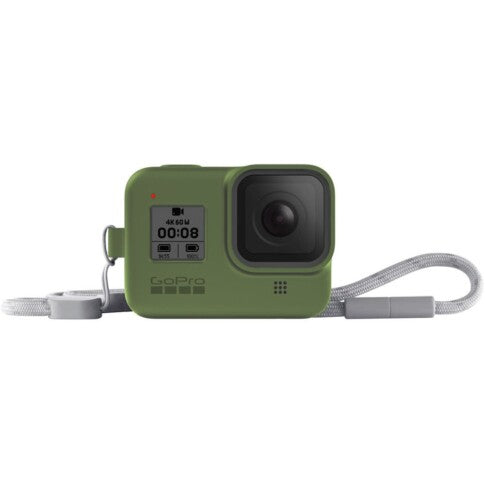 GoPro Sleeve + Lanyard HERO8 Black (Green), AJSST-005