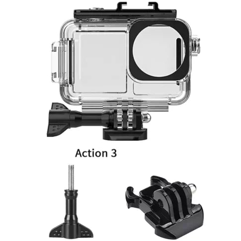 DJI Osmo Action 5/4/3 Waterproof Protective Case with Quick Release Mount