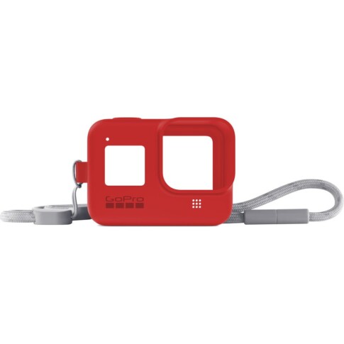 GoPro Sleeve + Lanyard HERO8 Black (Red), AJSST-008