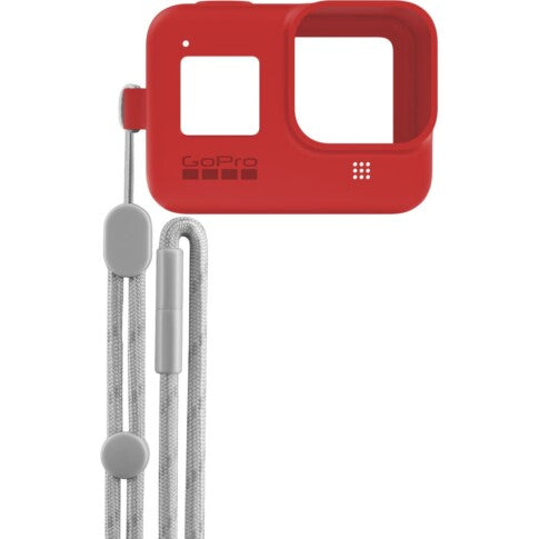 GoPro Sleeve + Lanyard HERO8 Black (Red), AJSST-008