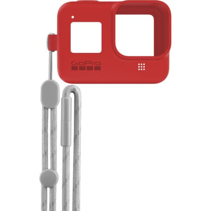 GoPro Sleeve + Lanyard HERO8 Black (Red), AJSST-008