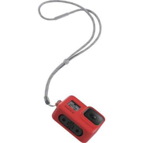 GoPro Sleeve + Lanyard HERO8 Black (Red), AJSST-008