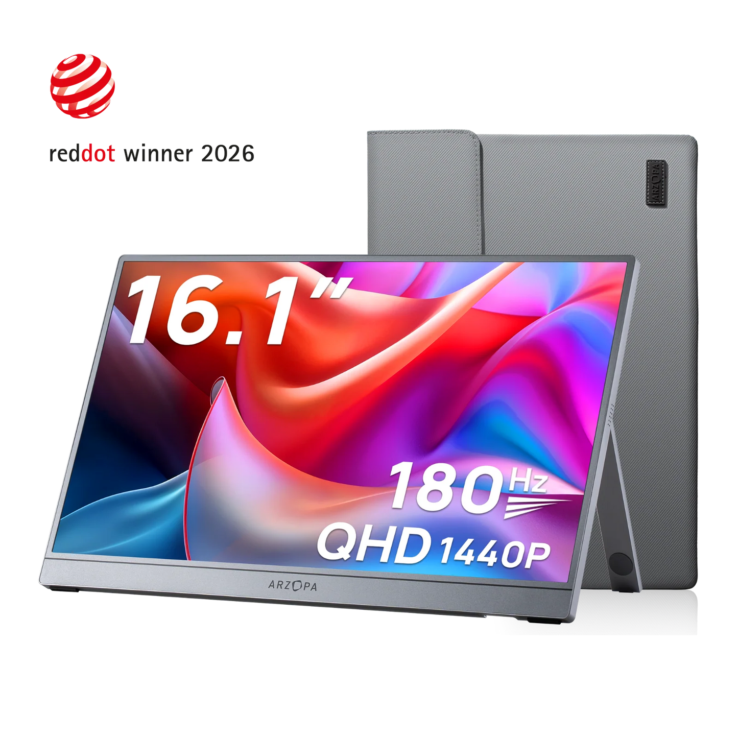 ARZOPA Z3FC Grey 16.1 Portable Monitor