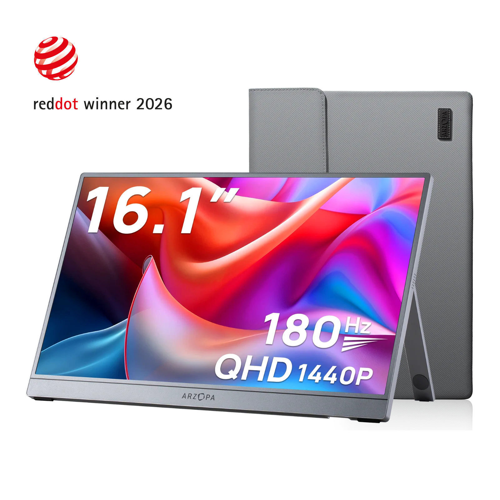 ARZOPA Z3FC Grey 16.1 Portable Monitor
