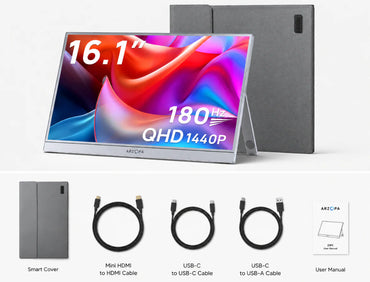 ARZOPA Z3FC Grey 16.1 Portable Monitor