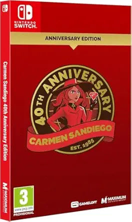 Carmen Sandiego 40th Anniversary Edition Nintendo Switch