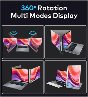 EpicArma EA-PTMS688PRO-GY Portable Triple Screen 14 Monitor