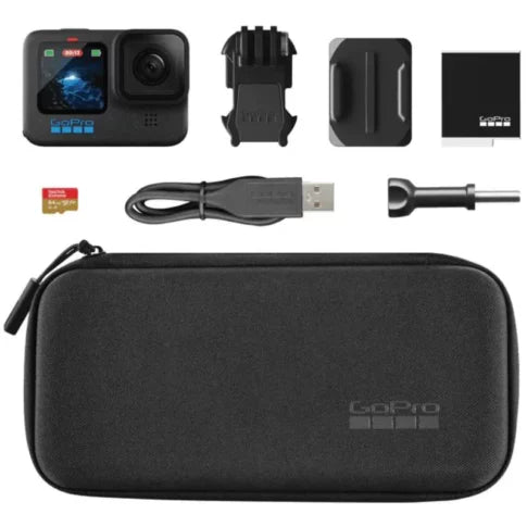 Gopro Hero 12 Basic Kit with 64gb Memory Card & Carry Case Combo