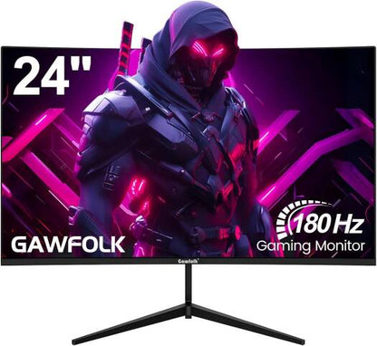 Gawfolk GF240D Curved  24  Gaming Monitor
