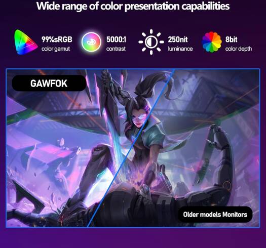AESNO AE270QD 27 Curved Gaming Monitor