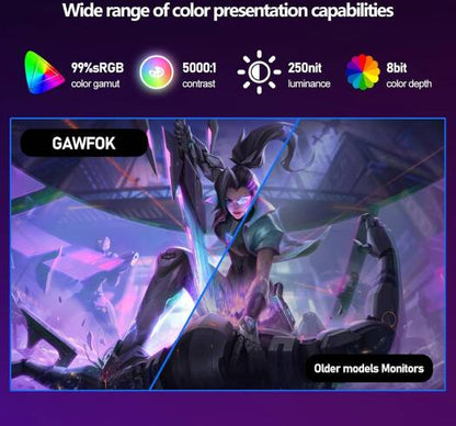 AESNO AE270QD 27 Curved Gaming Monitor