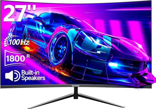 Gawfolk GF270H Curved 27  Gaming Monitor