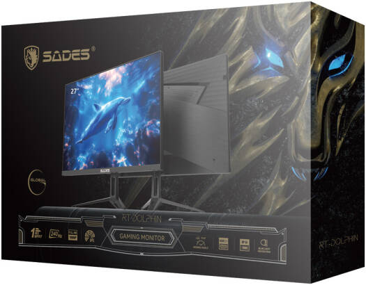 Sades  SA-F03F27  RT-DOLPHIN 27 Gaming Monitor(Black)