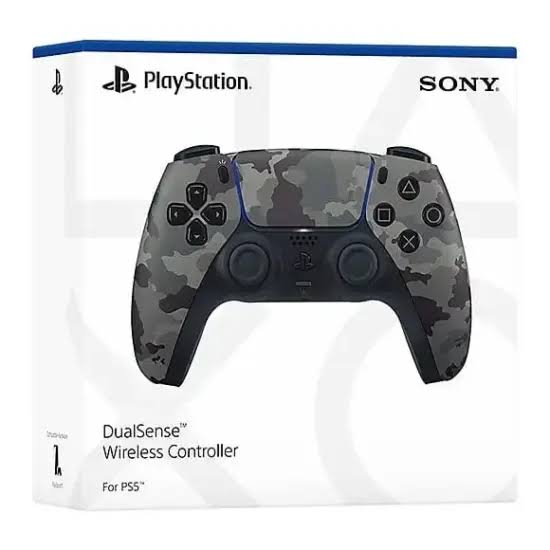 Sony Playstation 5 PS5 Dualsense Wireless Controller Grey Camouflage