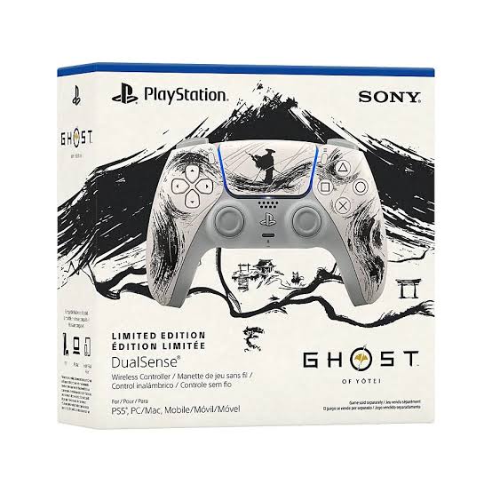 Sony PlayStation 5 PS5 DualSense Wireless Controller Ghost of Yōtei Black Limited Edition