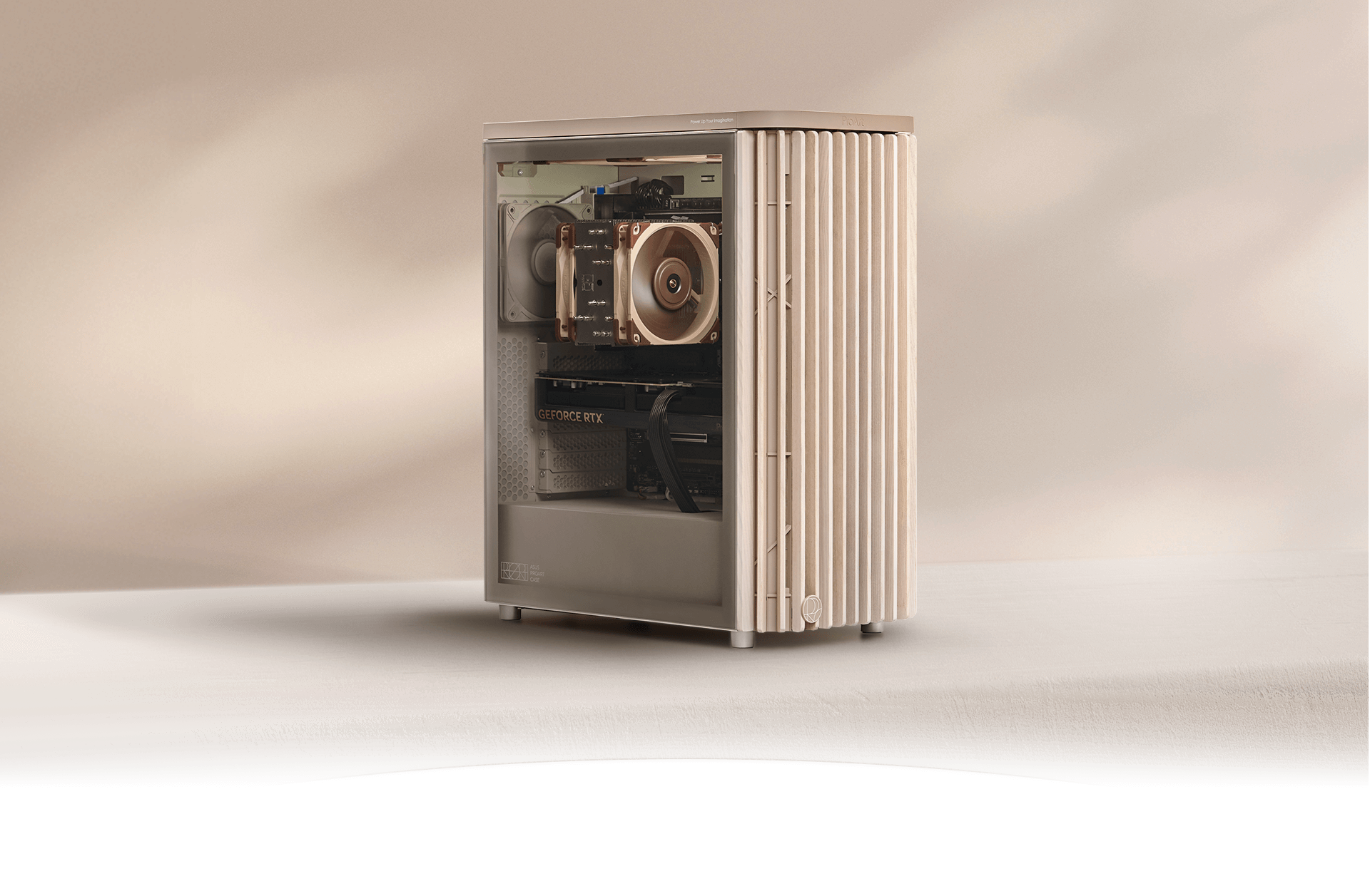 ASUS ProArt PA401 Wood Edition Beige - Tempered Glass Panel