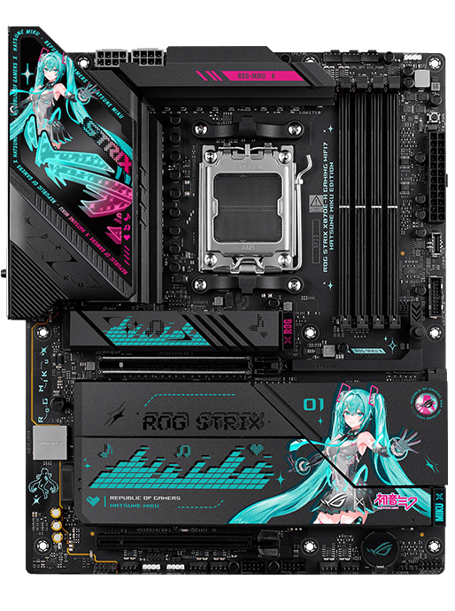 ASUS ROG STRIX X870E-H GAMING WIFI7 HATSUNE MIKU EDITION