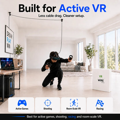 Pimax Crystal Super + Free VR Cable Management Bundle