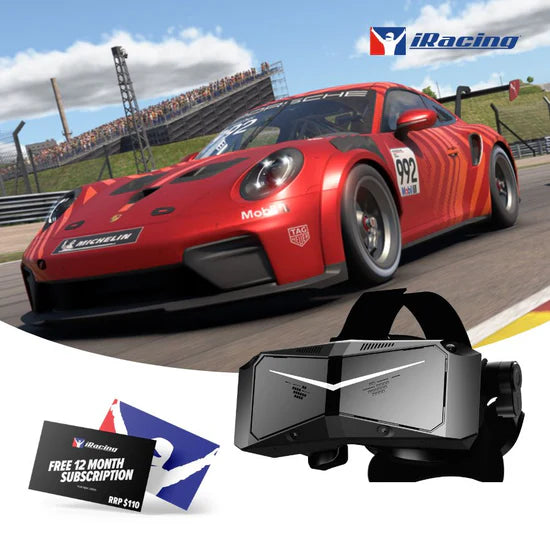 Pimax headset X 12 Month iRacing New Membership Bundle