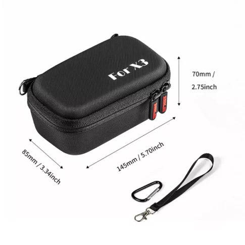 Insta360 X3 Carry Case Small Portable Sports Camera Storage Bag, Carrying Case Waterproof with Wrist Strap