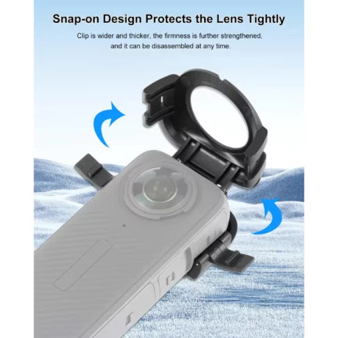 Insta360 X4 Premium Lens Guard, Removable Optical Glass Lens Protector