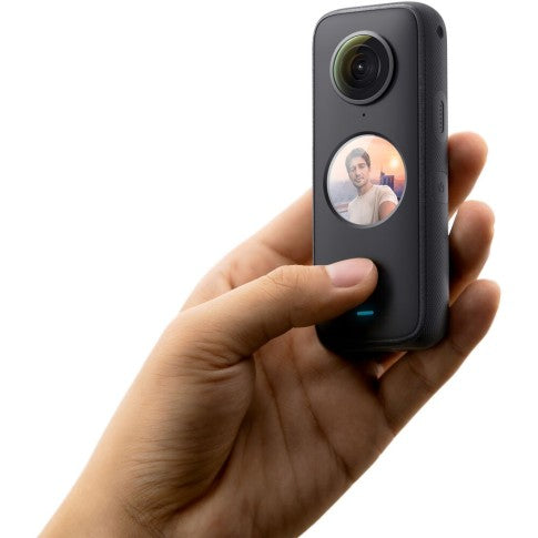 Insta360 ONE X2 Action Camera, 5.7K Dual-Lens 360 Cam Mode, Waterproof, Deep Track 2.0