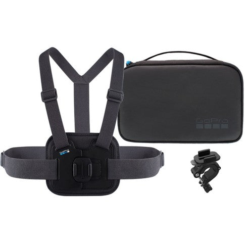 GoPro Sports Kit – Chesty + Handlebar / Seatpost / Pole Mount + Compact Case, AKTAC-001
