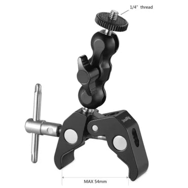 SmallRig 2164 Multifunctional Crab Clamp with 3.5″ Ball Head Arm for Camera and Monitor
